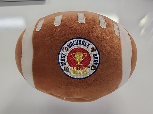 Football baby plush mvb rattle - football,