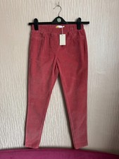 Boden girl bnwt needle cord pulls on trousers age 14