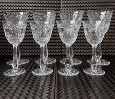Set Of 8 Vintage Thomas Webb