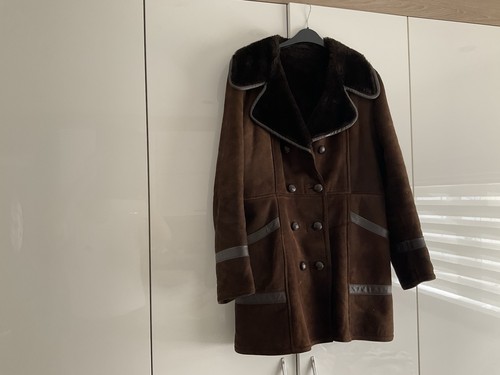 Ladies sheepskin coat size - coat,
