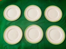 ALFRED MEAKIN PRIDE OF ERIN SMALL DINNER PLATES 9” DIAMETER 1945-1960 22K GILT