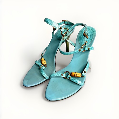 Gucci sandals heels bamboo - gucci,