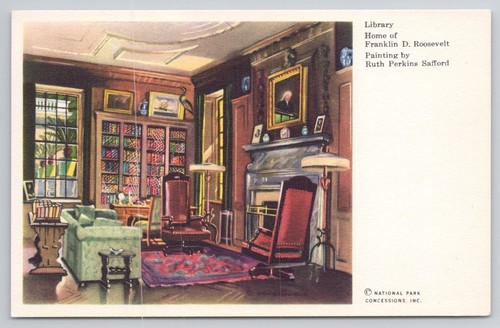 Fdr home library hyde - library,