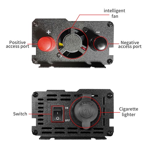 850w car power inverter - 12v, to