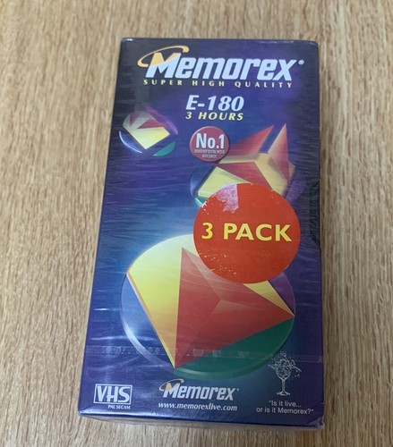 Memorex 180 hours 3 pack - memorex,