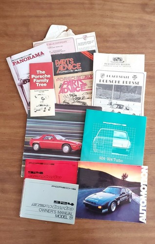 Vintage porsche lot manual - vintage,