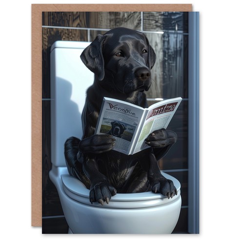 Birthday card labrador - birthday,
