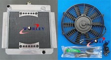 FOR ALUMINUM RADIATOR FORD ESCORT MK1/MK2 PINTO/MEXICO RS2000 MT MANUAL & FAN