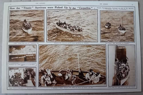 Titanic marine art postcard - titanic,