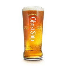 Set of 2 x Adnams Ghost Ship Pint Glasses 20oz Brand New Genuine CE Stamped