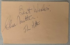 Charlie Mitten 1948 Signed