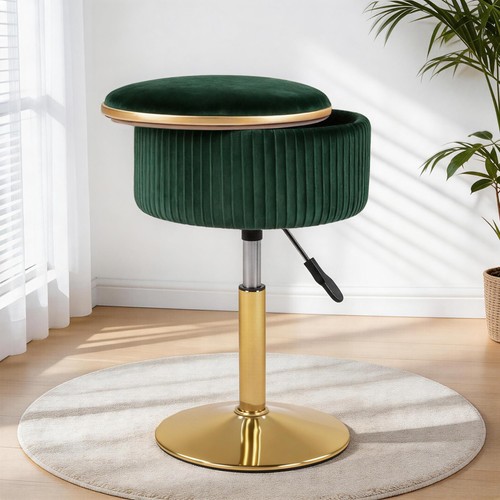 Litzfur green velvet vanity - green,