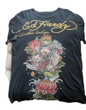 Ed Hardy T-Shirt Large Tiger