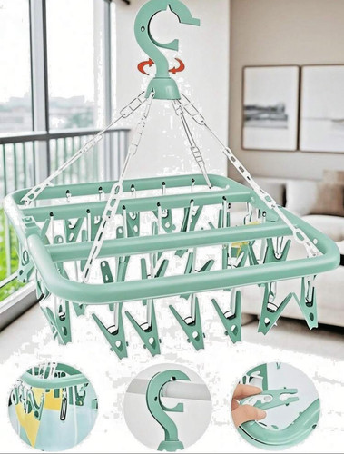 Foldable clip rotating - clip,