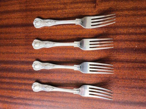 Silver plated forks - silver,
