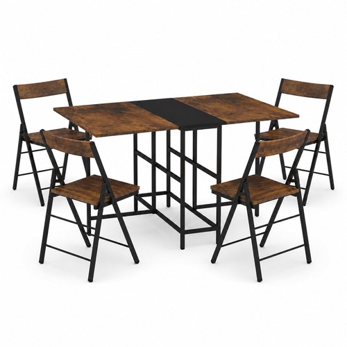 Piece folding dining table - folding,
