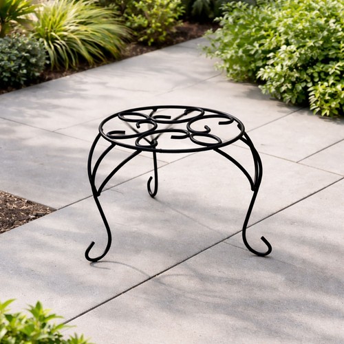 Metal plant stand holder solid - metal,