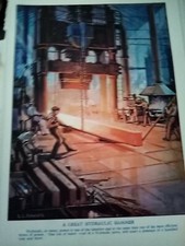 Gdn5 Ephemera 1930s book plate hydraulic hammer s c rowles 