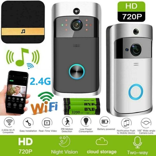Wifi video doorbell wireless - video,