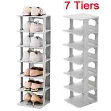 7 Tier Shoe Rack Tall Storage Shelf Unit Cabinet Home Organiser Footwear Stand