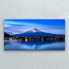 Image Picture on Tempered Photo Glass Print Art  100x50 Fuji Mountain Landscape