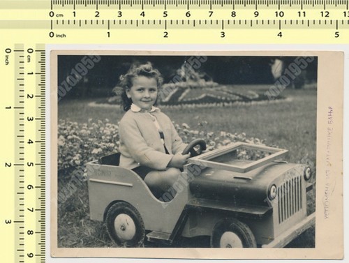1953 girl drive - girl, toy