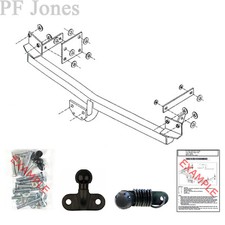 Tow-Trust Towbar for Renault Clio Campus 2 Hatchback 2007-2010 - Flange Tow Bar