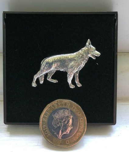 German shepherd dog pin - german,