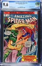 Amazing Spider-Man #154 CGC 9.6 Sandman White Pages Marvel Comics 1976