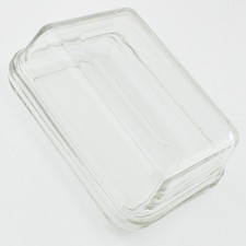VTG JAJ Pyrex Clear Glass