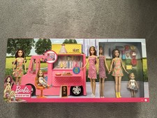 Barbie food truck playset with - barbie,
