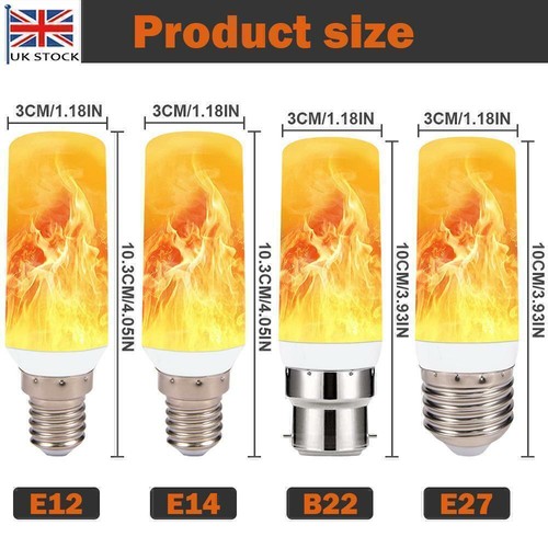 E12 e14 e27 - led, flicker