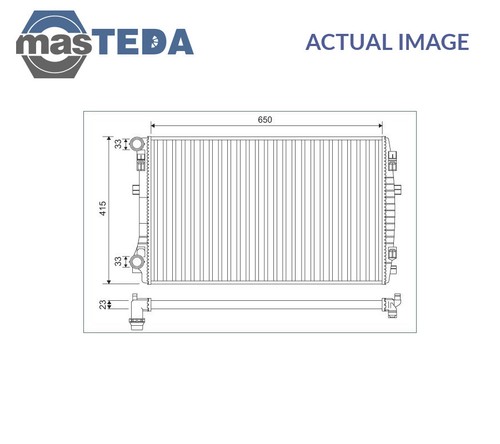 701129 engine cooling radiator - engine,