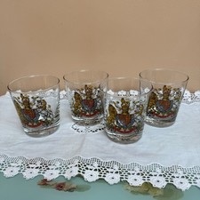 Set Of 4 Commemorative Glasses
