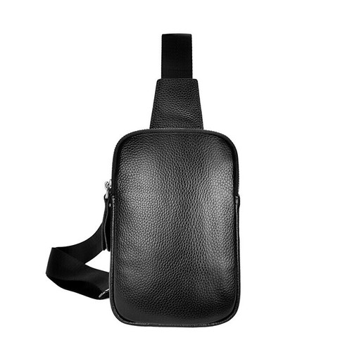 Leather chest bag mens small - chest,