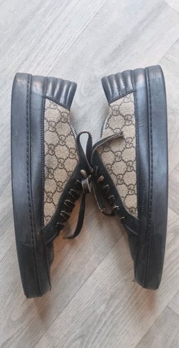 Gucci supreme black leather - gg,
