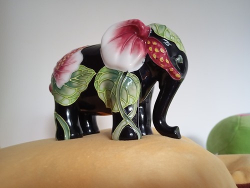Floral decorative elephant - floral, by