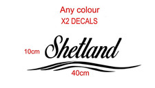 Shetland boat  decal/vinyl for