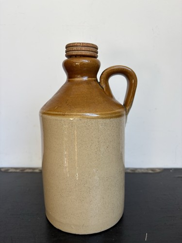 Vintage flagon stoneware with - flagon,