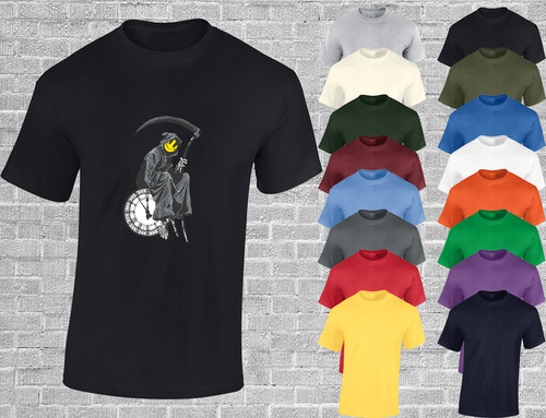 Grim reaper time mens shirt - time, t
