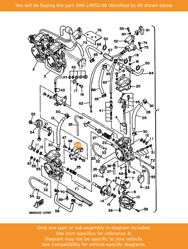 Yamaha washer 3ma 14952 - washer,, 3ma-14952-00