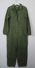 Marks & Spencer Womens  Green Long Sleeve Utility Jumpsuit Size 16 - 18 - New