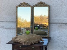 A FINE PAIR OF EARLY 20th CENTURY ANTIQUE WALL MIRRORS IN THE GEORGIAN MANNER
