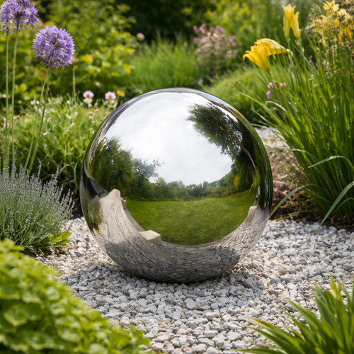 Gazing spheres garden ornament - gazing,