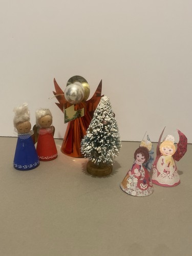 Vintage christmas decorations - christmas,