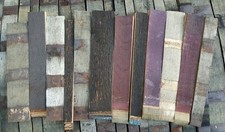 3x 10x Half Wine, Whisky Barrel Reclaimed Staves Vintage Arts Craft Woodworking