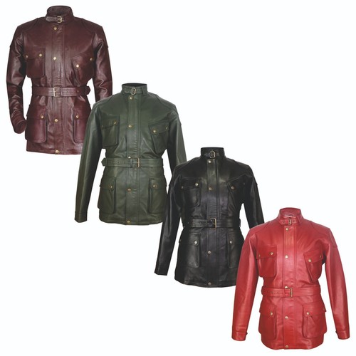 Men panther lambskin leather - lambskin,