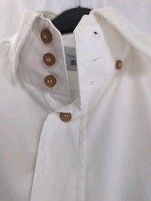 Vivienne Westwood Men High Collar Late 90s Size 1 , Cotton, White