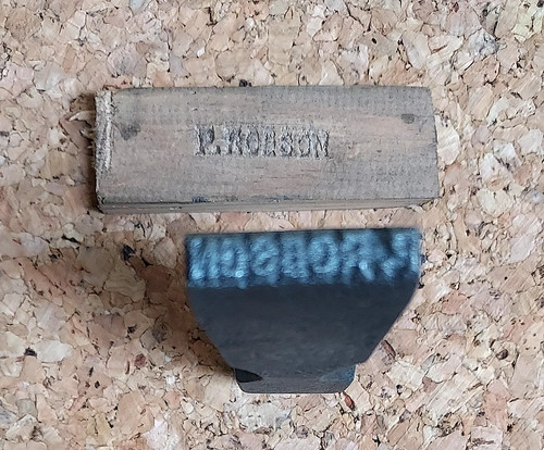 Antique carpenter metal - antique, name
