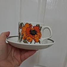  J G Meakin Poppy Tea Cup and
